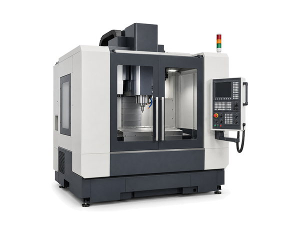 Vertical machining centre with control pendant