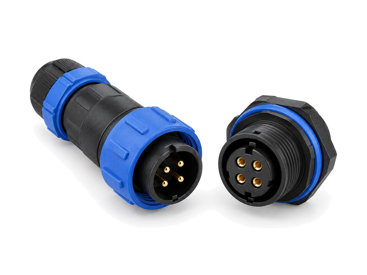 M16 circular connector pair