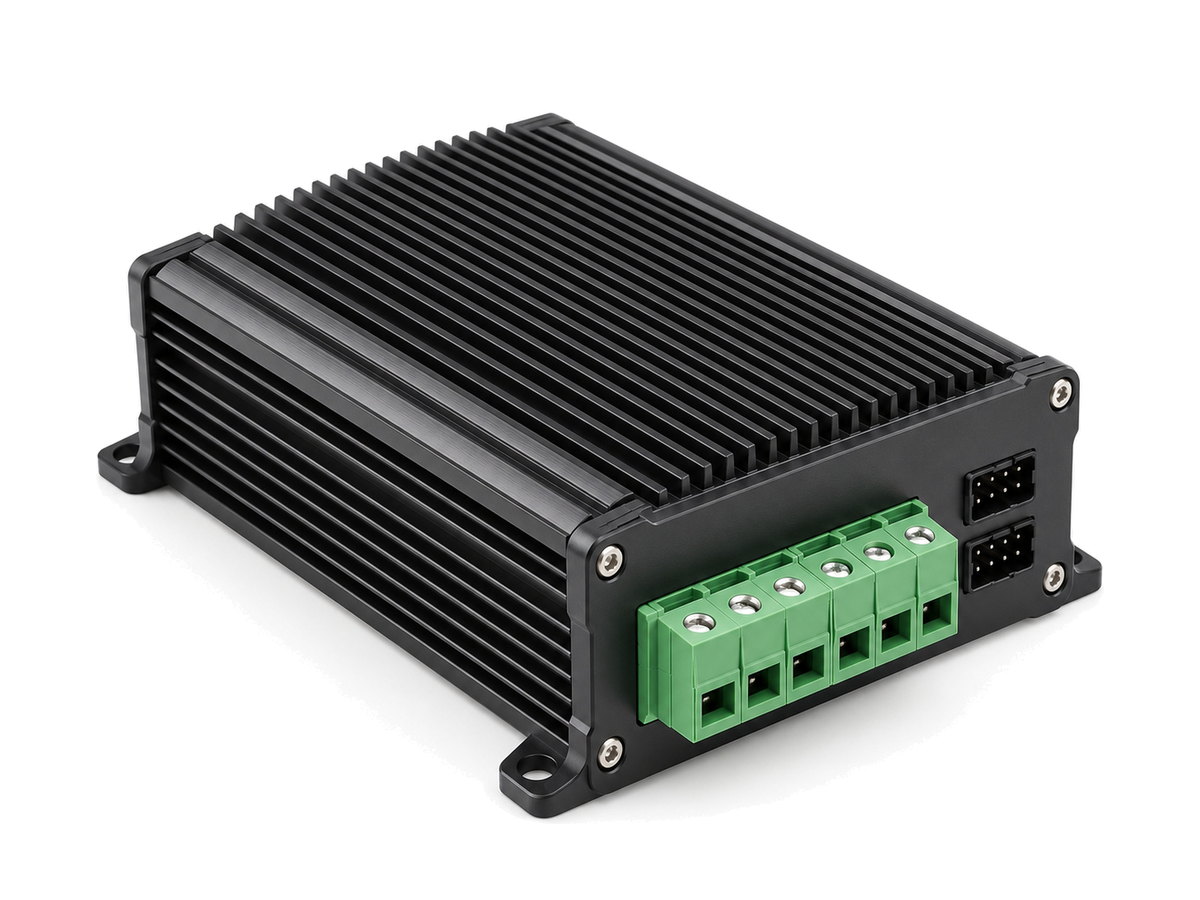 Enclosed controller with cable glands