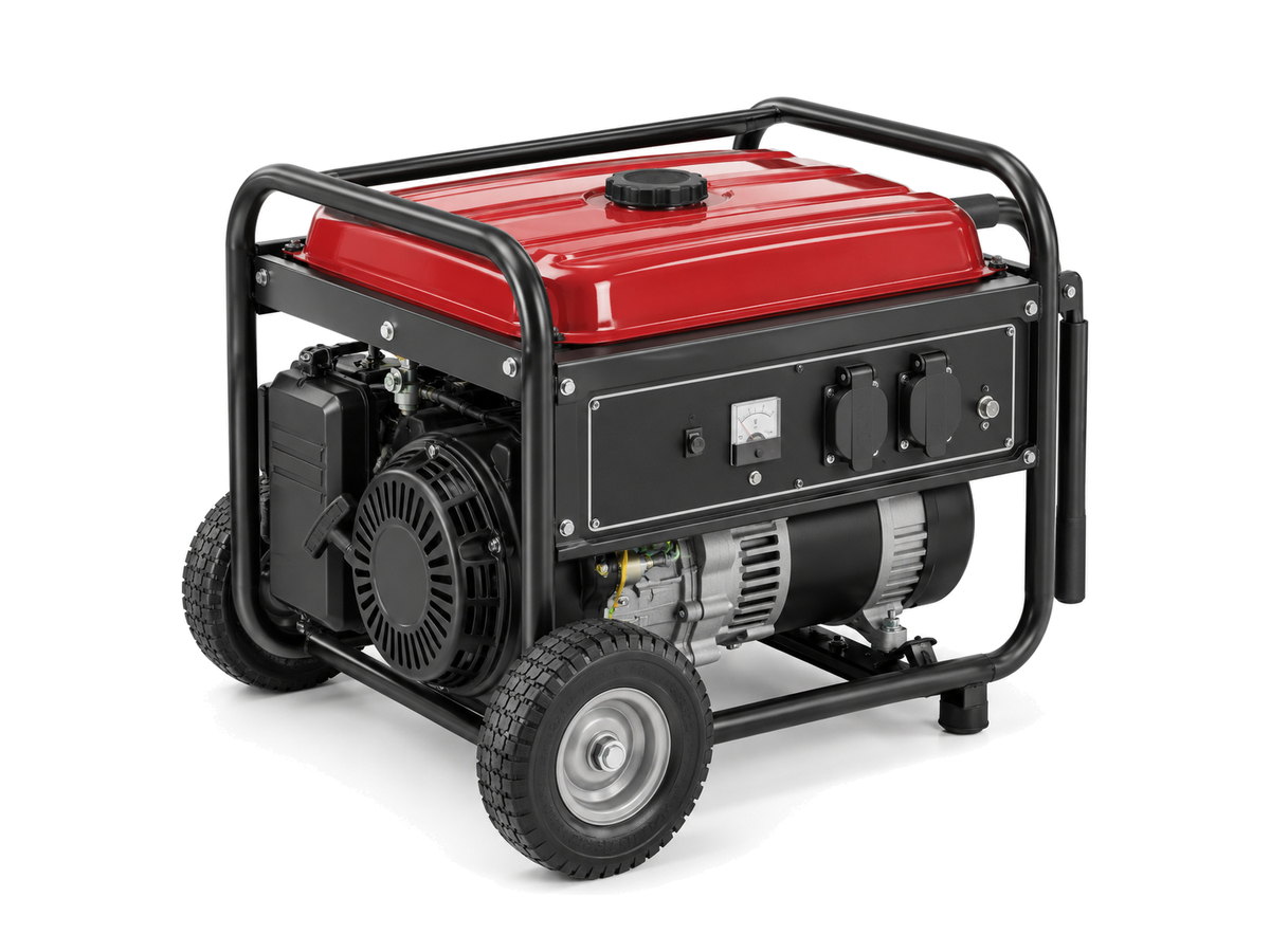 Open-frame petrol generator set, 7 kW
