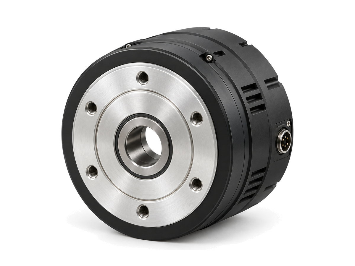 Integrated motor module, side view