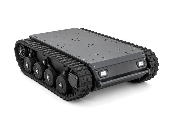 Tracked platform with sensor pod